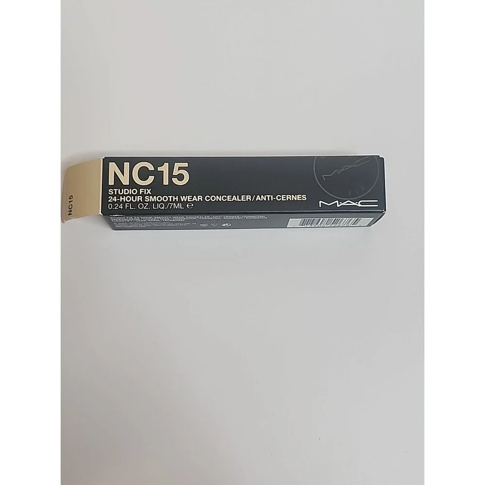 MAC STUDIO FIX NC15 24-HOUR SMOOTH WEAR CONCEALER .24 OZ / 7 ML FULL SIZE NIB
